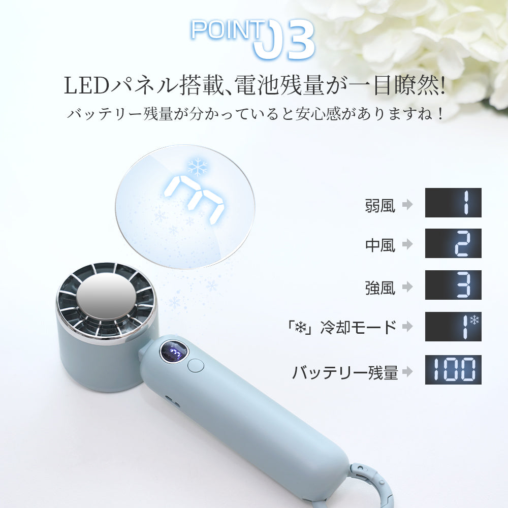 【2個セット】クーラー ハンディファン