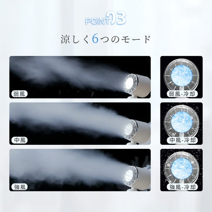【2個セット】クーラー ハンディファン