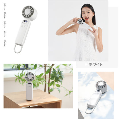 携帯扇風機 K12 冷却プレート付き ハンディファン