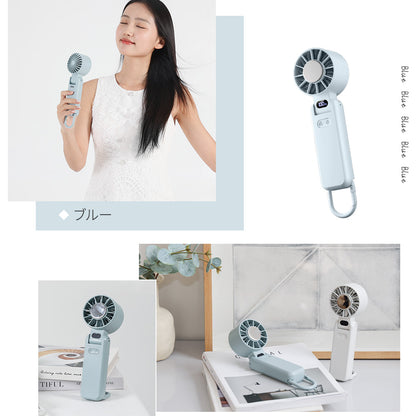 携帯扇風機 K12 冷却プレート付き ハンディファン