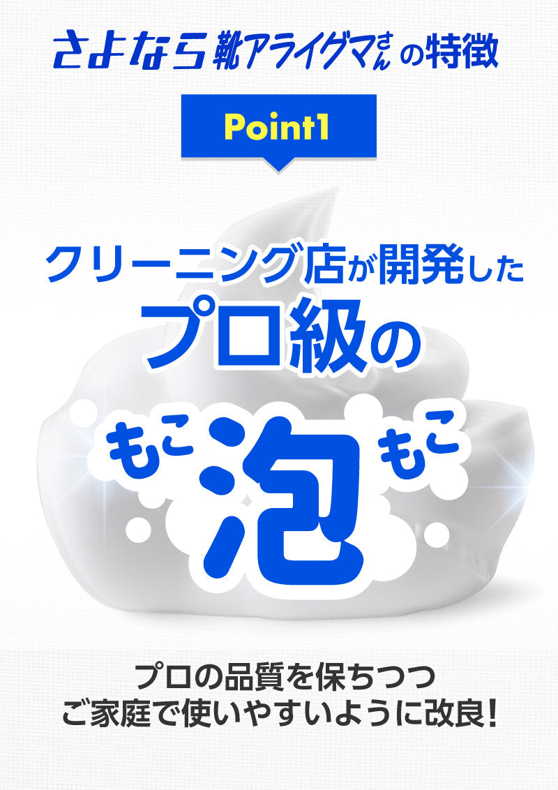 さよなら靴アライグマさん│靴用シャンプー