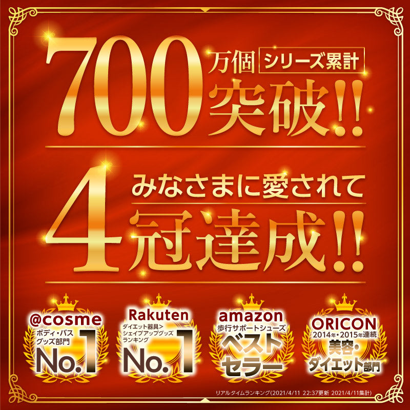 シリーズ累計700万個突破！！みなさまに愛されて4冠達成！！